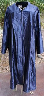 Graduation Gown SHINY NAVY DARK BLUE 55   56 HERFF JONES Oak Hall 