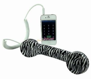   Mobile Handset 3.5mm Jack iPhone iPad Cell Phone Computer   Zebra