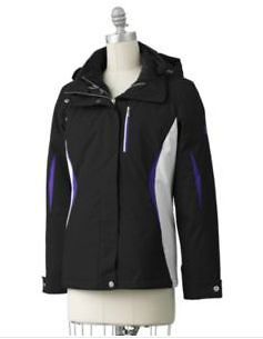 WOMENS ZeroXposur Colorblock 4 in 1 Systems Jacket ski coat RETAIL 