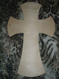 WOOD CROSS UNFINISHED WOODEN CROSS part #C11 121 8x11 inch