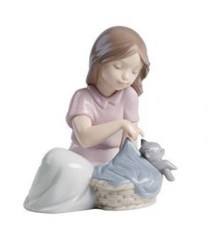 NAO Porcelain, by Lladro (Free Worldwide Shipping) SLEEP LITTLE CAT