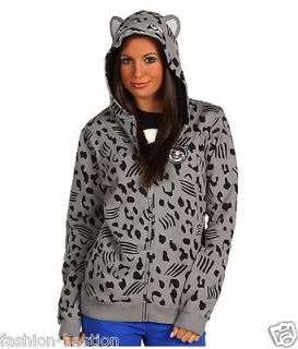   Cat Hoodie with Eyes & Ears on Hood Size Juniors Small Meow Wow