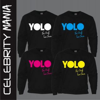 DRAKE YOLO YMCMB OVO   YOU ONLY LIVE ONCE   JUMPER SWEATSHIRT