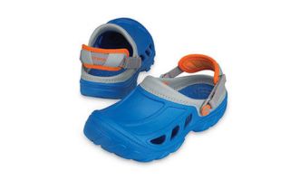 New Genuine Kids Crostrail Crocs Sea Blue Sandals