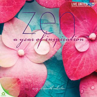 zen year of inspiration 2013 wall calendar  7 99  