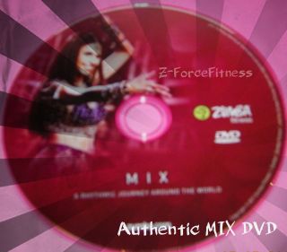 Zumba Fitness Exhilarate MIX Workout DVD NEW Authentic Great for 