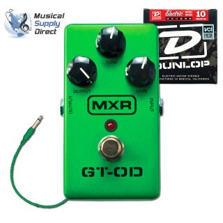 MXR GT OD Overdrive Guitar Pedal + Free Cable, Strings Brand New M193 