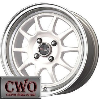 newly listed 15 white drag dr 16 wheels rims 4x100