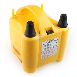   750W 18000pa Electric Balloon Pump Blower Inflator Two Outlet Nozzle