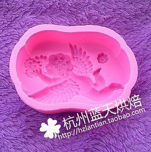 New Silicone ANGEL Soap Candle Chocolate Cake Mold Mould y16