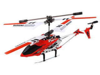 syma 3 channel rc gyroscope s107 metal heli red multiple