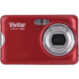 ViviCam VX029 10 1 MP Compact Digital Camera Strawberry