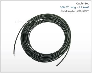 length 300ft long cable without mc4 connectors nominal voltage 1000 v 