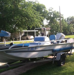 16ft Center Console Boat 85HP Evinrude Outboard $2000