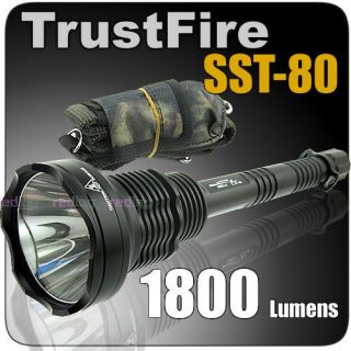 TrustFire 1800 Lumens SST 80 T8 LED Flashlight Torch