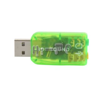 USB 2 0 Mic Speaker 5 1 Audio Sound Card Adapter for PC