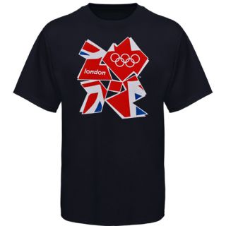 London 2012 Summer Olympics Main Logo T Shirt Navy Blue