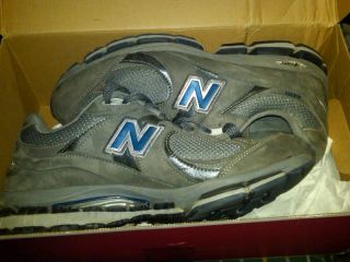 Nice New Balance Grey 2002 Mens Running Shoes Size 10 D Athletic Cheap 