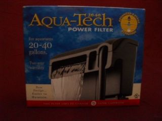 aquatechpower filter for 20 40 gallon aquariums