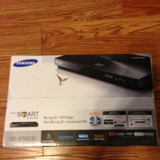 Samsung Smart 3D Blu ray Player BD E5900 Brand New Never Opened