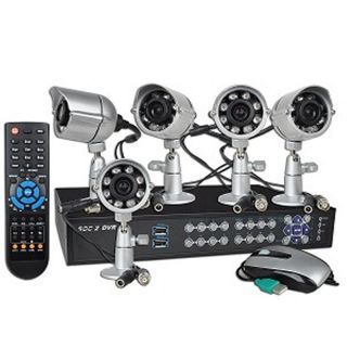 Channel Standalone Network DVR Surveillance Kit w SMA