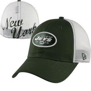 New York Jets New Era 39THIRTY Stretch Print Mesh Flex Hat