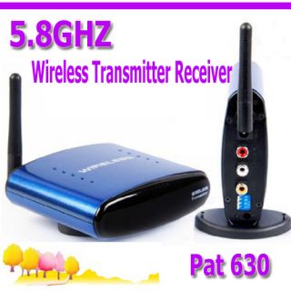8GHZ Sender Audio Video AV Wireless Transmitter Receiver Pat 630 