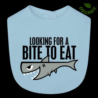 Sky Shark Shirt   Bite to Eat Baby Bib
