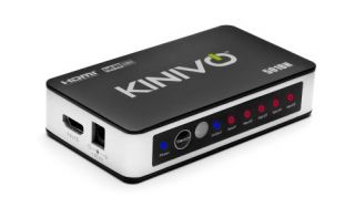Kinivo 501BN Premium 5 Port High Speed HDMI Switch with IR Wireless 