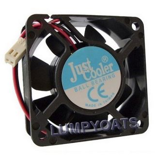 This Just Cooler ball bearing case fan has a 2 pin connector. Get 