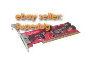 Bay eSATA Port Multiplier Enclosure PCIe PCI x Card