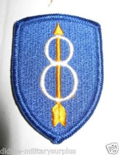 New US Army 8th Infantry Division Patch