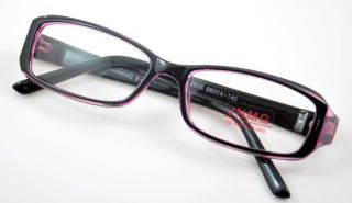 2515 Plain Plastic Optical Red Black Eyeglasses Frames