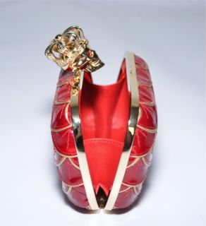 Alexander McQueen Queen Skull Clutch Very RARE Sold Out
