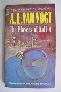 Vintage 1966 Berkley Books THE PLAYERS OF NULL A by A E Van Vogt