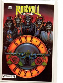 Rock N Roll Comics 1 1989 VF Guns N Roses VF 1st