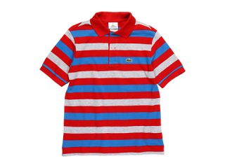 Lacoste Kids Boys S/S Bold Stripe Pique Polo (Toddler/Little Kids/Big 