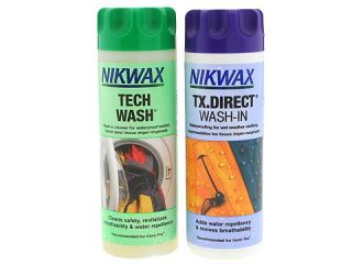 Nikwax Tech Wash & TX Direct Wash In    BOTH 