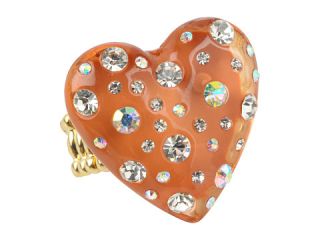 Betsey Johnson Classic Boost Lucite Heart Ring   Zappos Free 