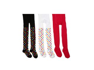 Jefferies Socks Fuzzy Dot Tight/Seamless Organic Tight Three Pack 