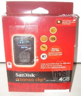 SanDisk SDMX18R 004GK A57 Sansa Clip MP3 Player 4GB