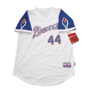 Braves Hank Aaron 2011 Civil Rights Game Jersey L