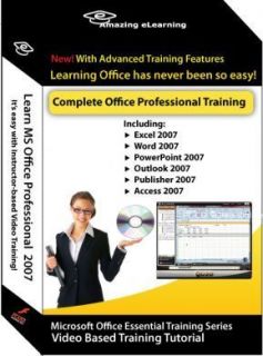   Word PowerPoint Access Publisher Outlook 2007 Training CDs