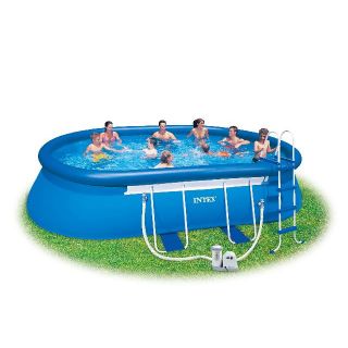 Intex 20 x 12 x 48 Oval Frame Above Ground Swimming Pool