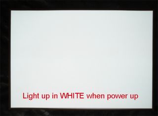 A3 WHITE EL Lamp electroluminescent panel foil wire ( led you out)