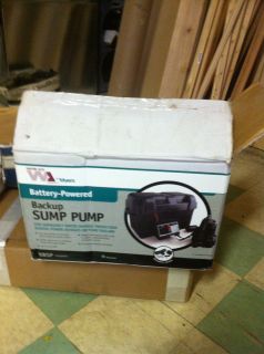 Water Ace 12 Volt Battery Back Up Sump Pump System