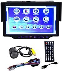 TView D73TSB 1 DIN 7 Car Stereo DVD Receiver w/ Bluetooth + Backup 