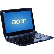 Acer 532h 2527 Blue Netbook Windows 7 160GB 1GB DDR2 Intel N450 1 6GHz 