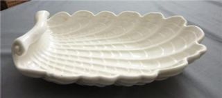 Vintage Abingdon Pottery USA Art Deco Shell Dish Platter 1935