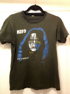 Vintage Kiss Ace Frehley Solo LP T Shirt 1978 Original